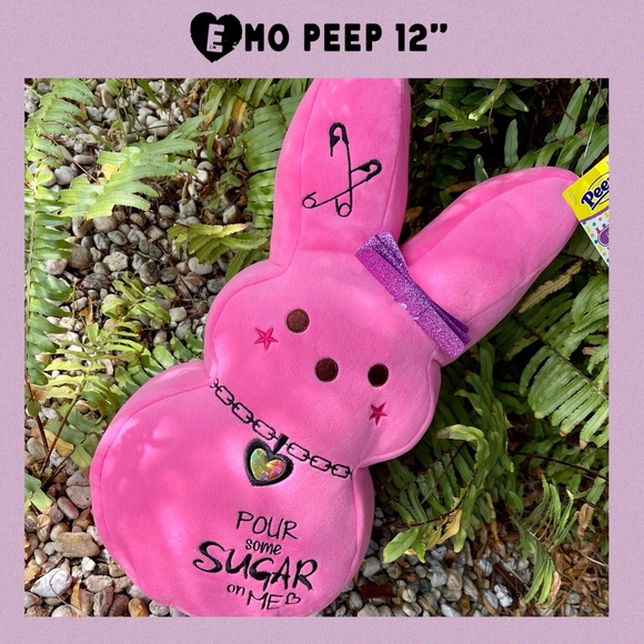 pink peep plush large